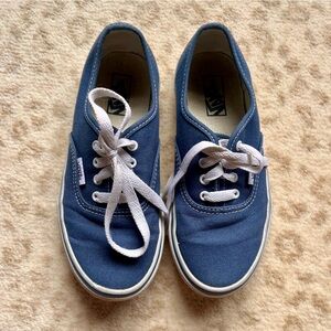 Vans Classic Blue and White Sneakers